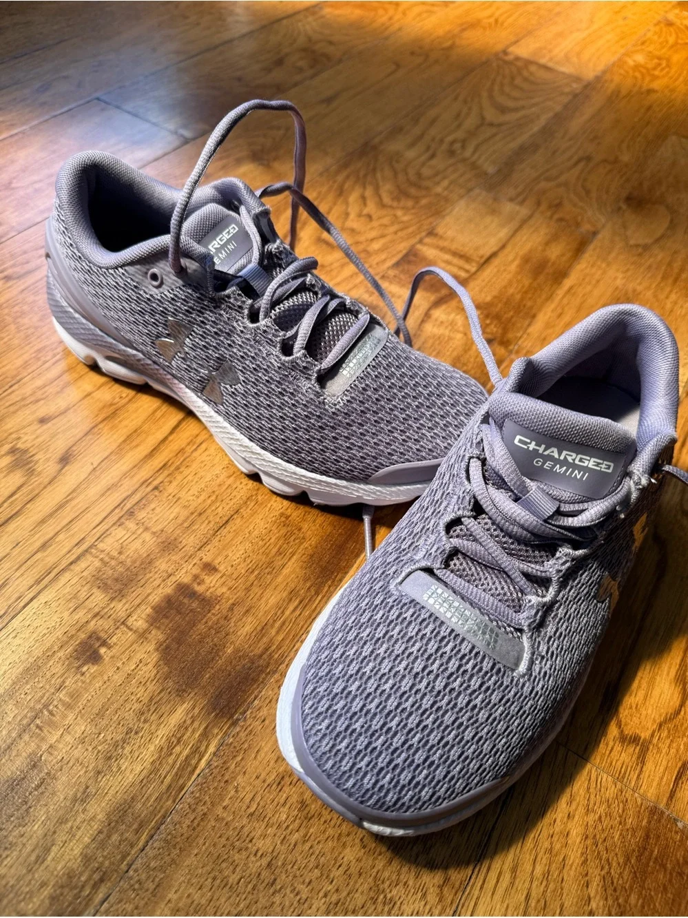 Under Armour Lavender Knit Comfort Running Shoes